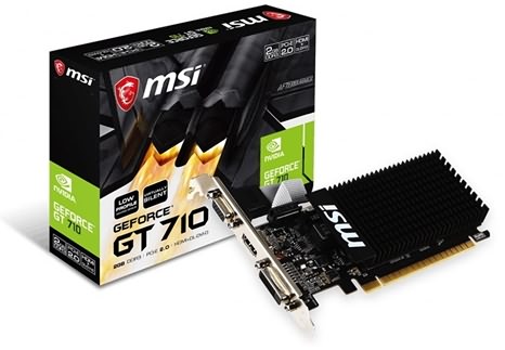 grafická karta MSI NVIDIA GeForce GT 710 2GD3H LP